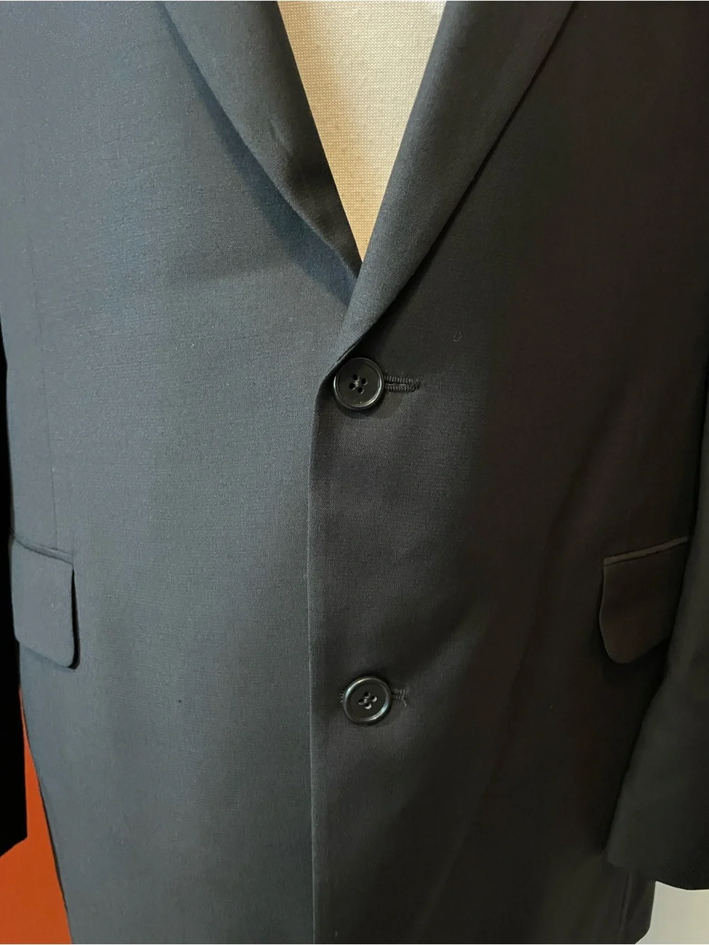 Jack Victor Men’s The Luxor CT 100% Wool Two Button Luxe Blazer Sport Coat